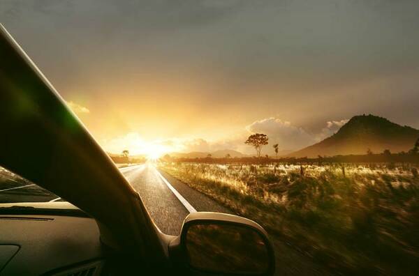 Autofahrt im Outback