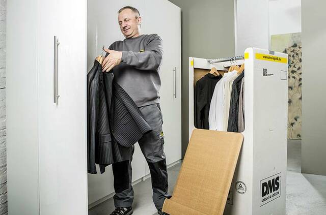 Spezielle Kleiderboxen